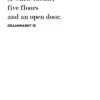 A white facade, five floors and an open door eBook