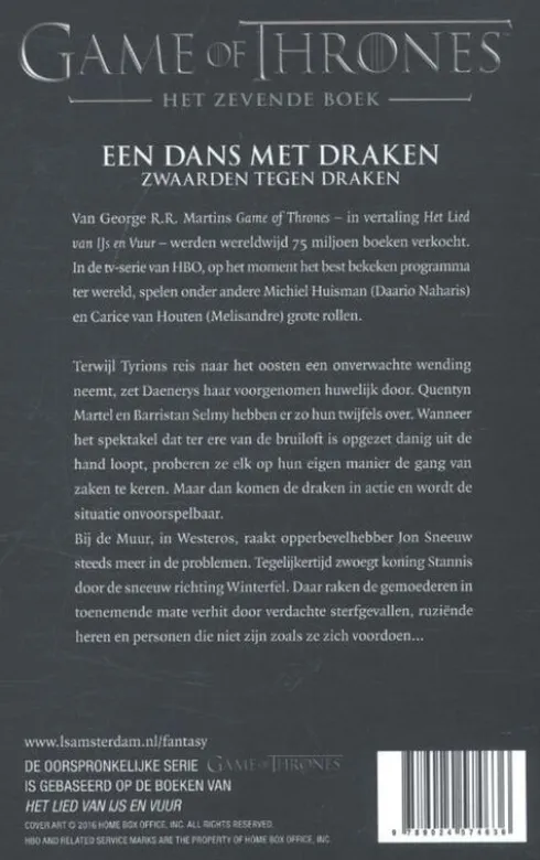 Game of Thrones 7 - Een dans met draken - Zwaarden tegen draken eBook
