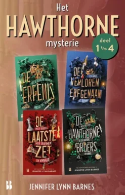 Het Hawthorne-mysterie 1 t/m 4 (De erfenis | De verloren erfgenaam | De laatste zet | De Hawthorne-broers) eBook