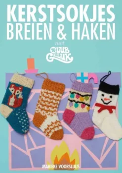 Kerstsokjes breien en haken met Club Geluk eBook