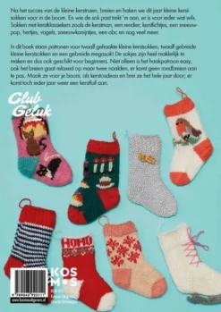 Kerstsokjes breien en haken met Club Geluk eBook