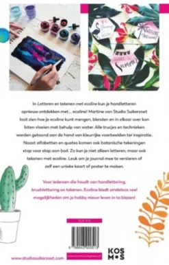 Letteren en tekenen met ecoline eBook