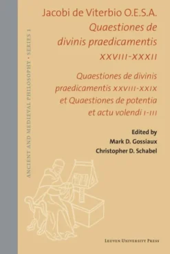 Quaestiones de divinis praedicamentis XXVIII-XXXII eBook