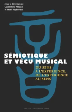 Sémiotique et vécu musical eBook